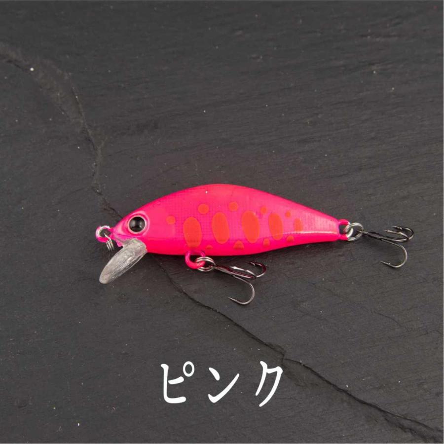 ミノー シンキング マイクロ 4.5g 5cm 渓流 トラウト ヤマメ イワナ