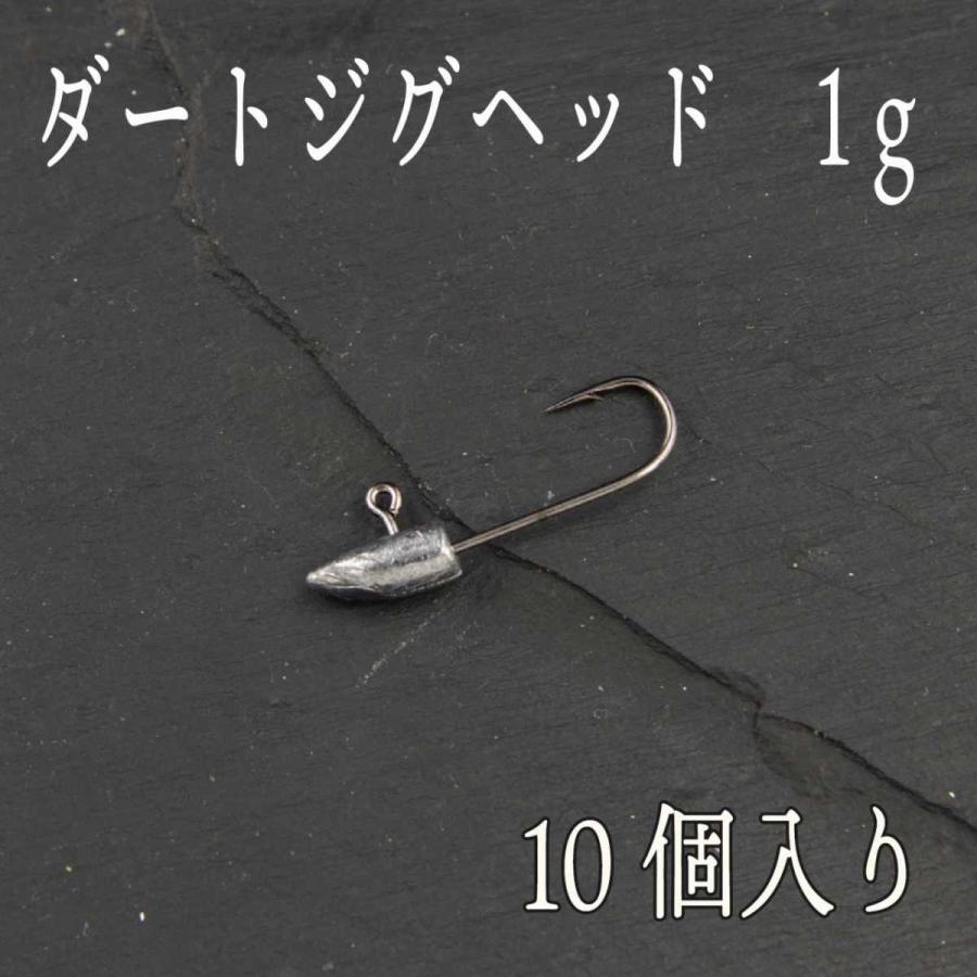 ジグヘッド ダート 1ｇ 10個入り アジング メバリング サバゲー アジ メバル サバ カサゴ ガシラ Cf 528 Cospafishing 通販 Yahoo ショッピング