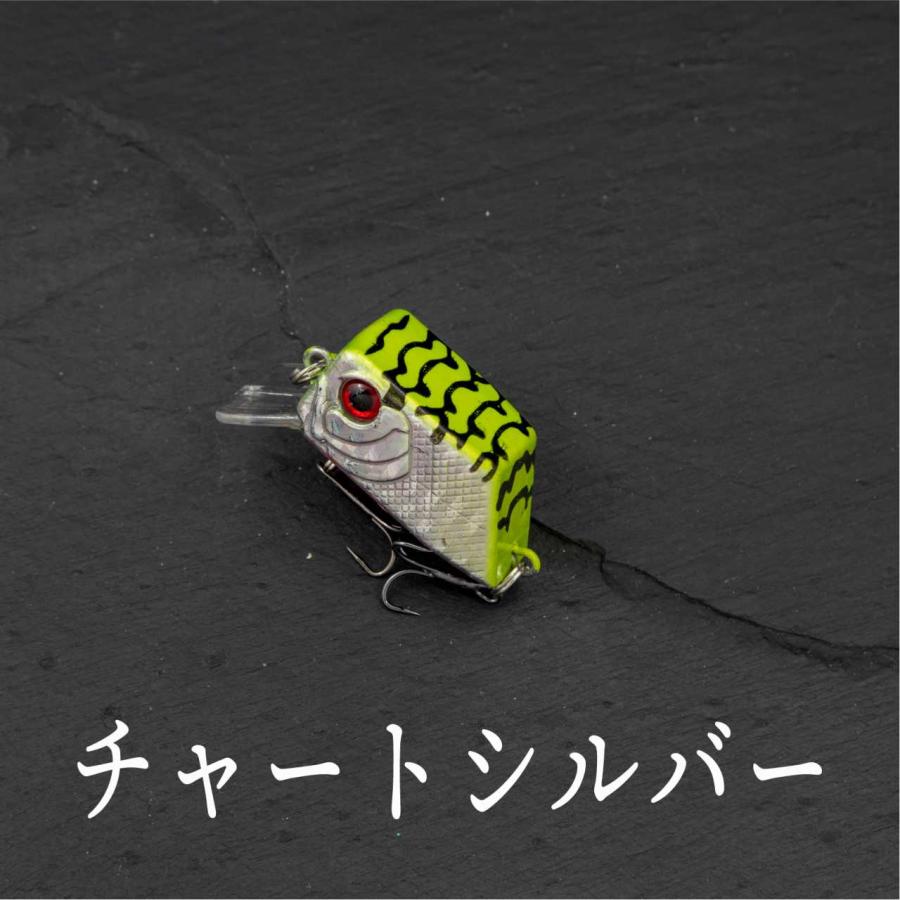 シャロークランク 7g 1/4oz 4cm ラトル入り バス シーバス クロダイ