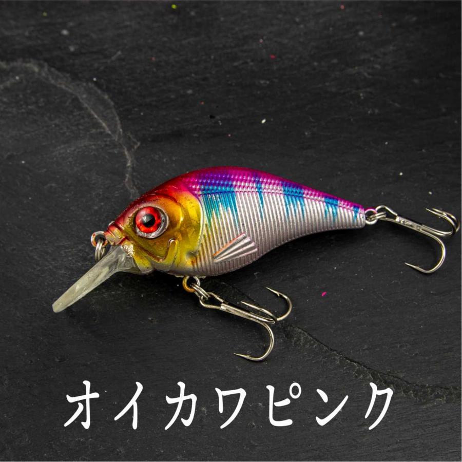 クランクベイト アピールカラー 10g 8cm バス シーバス クロダイ