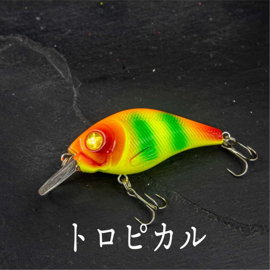 クランクベイト アピールカラー 10g 8cm バス シーバス クロダイ