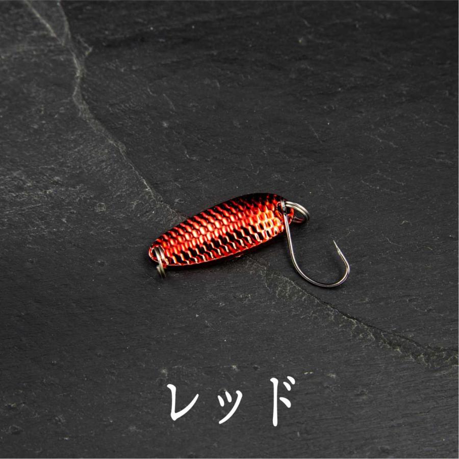 スプーン ルアー 2.5g ギラギラ系 アピール カラー 管釣り トラウト
