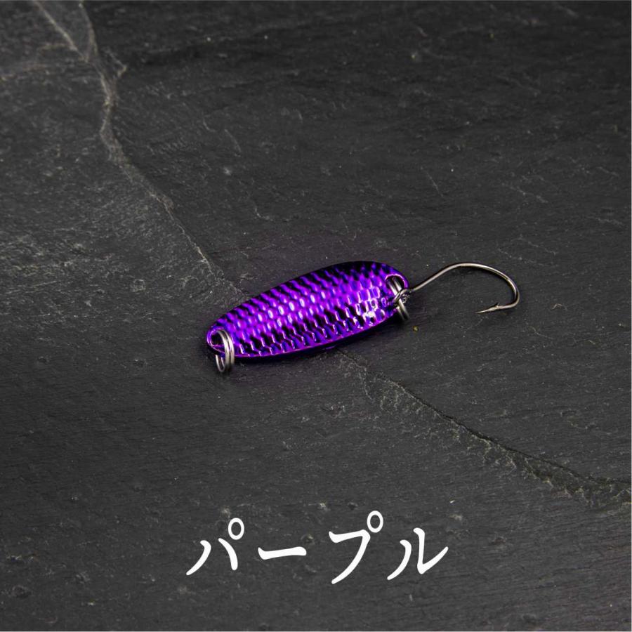 スプーン ルアー1.5gギラギラ系 アピール カラー 管釣り トラウト