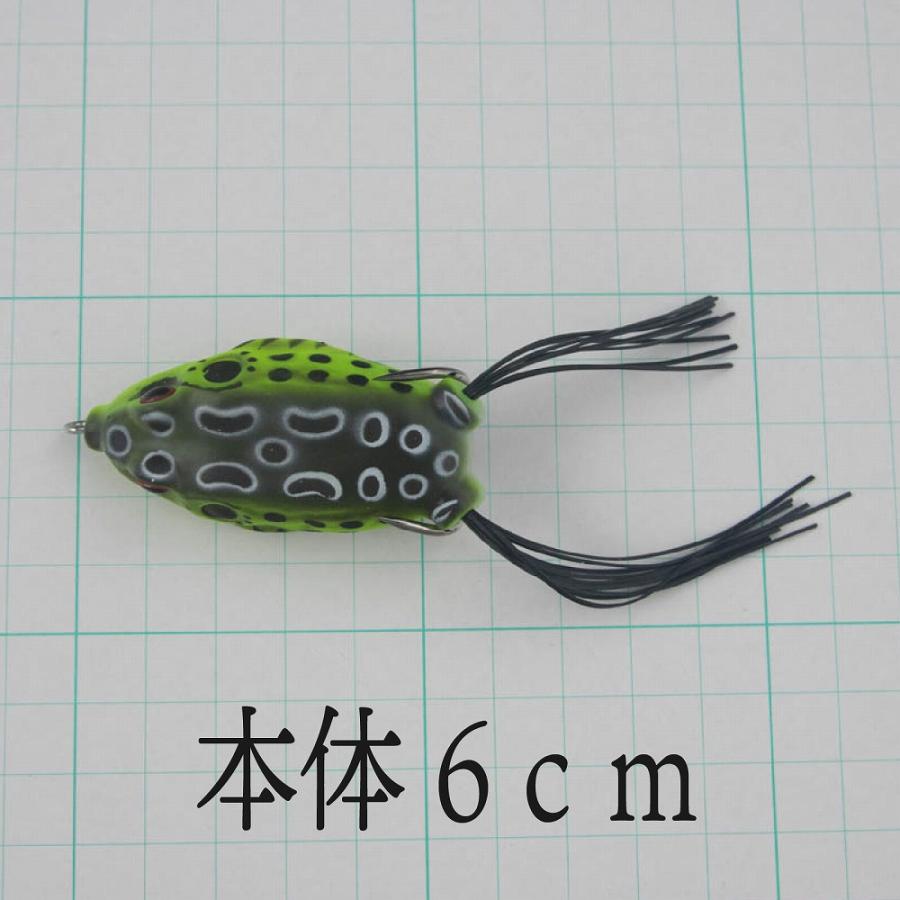 フロッグ 6cm 12g 3/8oz パワー フィネス ヘビーカバー バス 雷魚