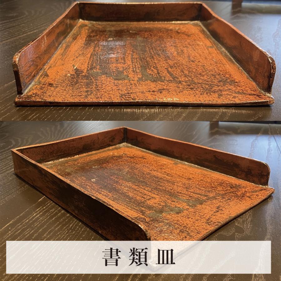 唐津焼 岸嶽窯 三帰庵 陶器製 最高級文房具3点セット(筆皿、印鑑皿、書類皿) 就任 祝い ギフト プレゼントの画像