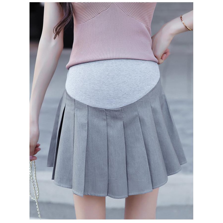 お手軽価格で贈りやすい マタニティ プリーツスカート ミニスカート インナーパンツ付き 妊娠 妊婦 服 ゆったり お出かけ 部屋着 Materialworldblog Com