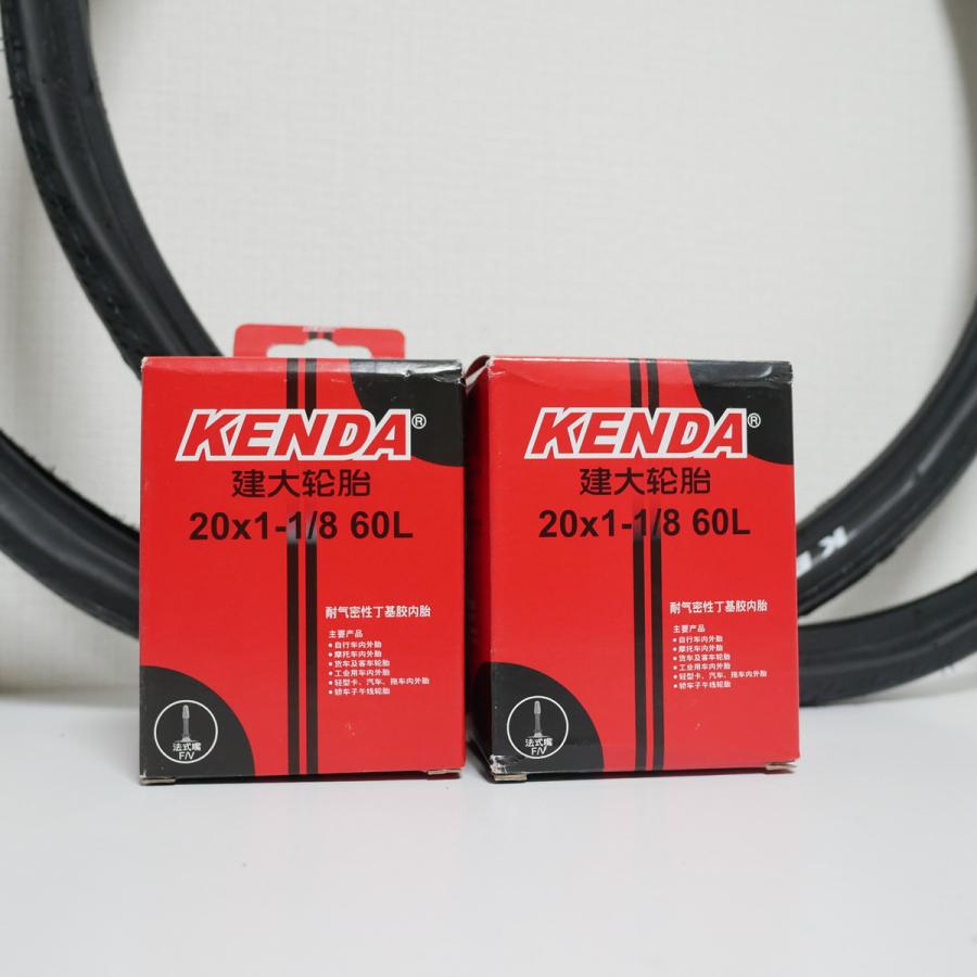 KENDA ケンダ 20インチ451 タイヤ チューブセット 20＊1 1/8高圧 60mm 