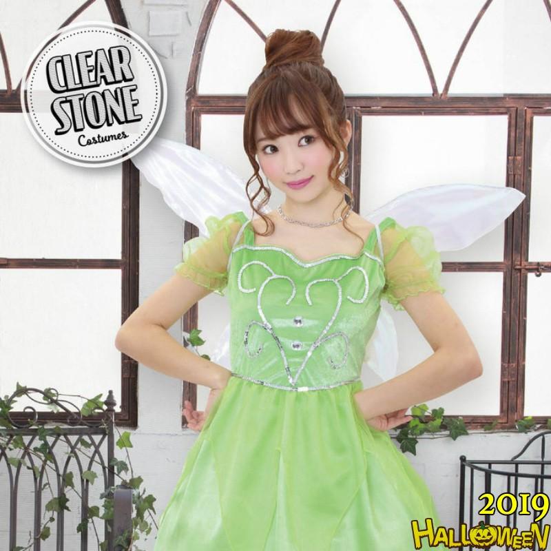 妖精 コスプレ ワンダーフェアリーガール レディース 大人用 ワンピース 羽 ハロウィンsale対象 C Wfg コスプレ アニメショップallcam 通販 Yahoo ショッピング