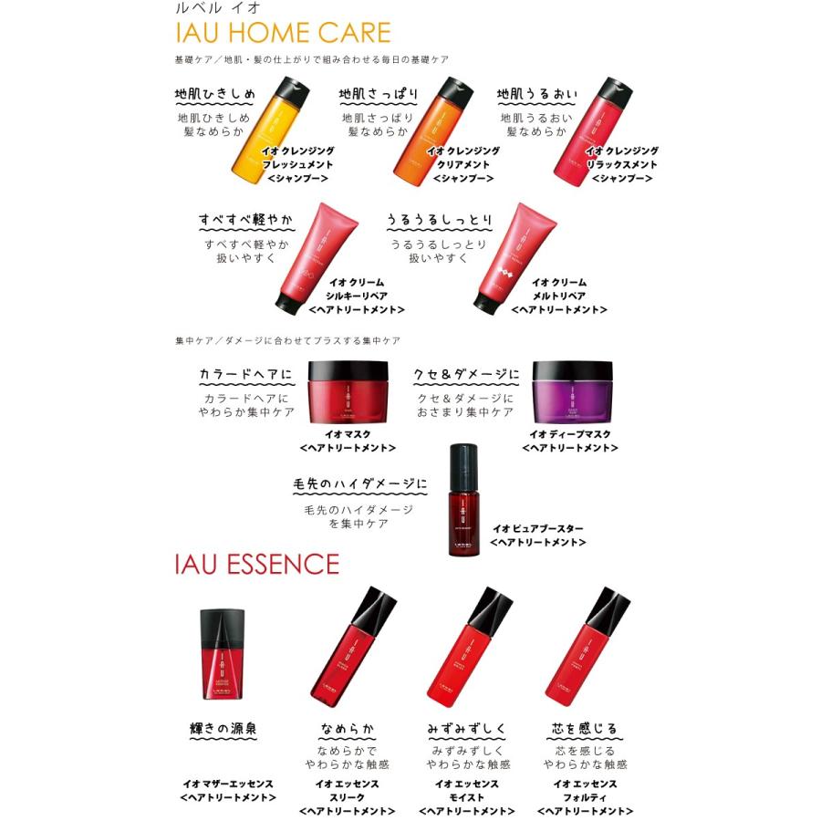 新品☆ルベルイオシャンプー＆イオトリートメント＆イオエッセンス3点セット♡大人気 LebeL（ルベル） イオ クレンジング リラックスメントシャンプー 600ml