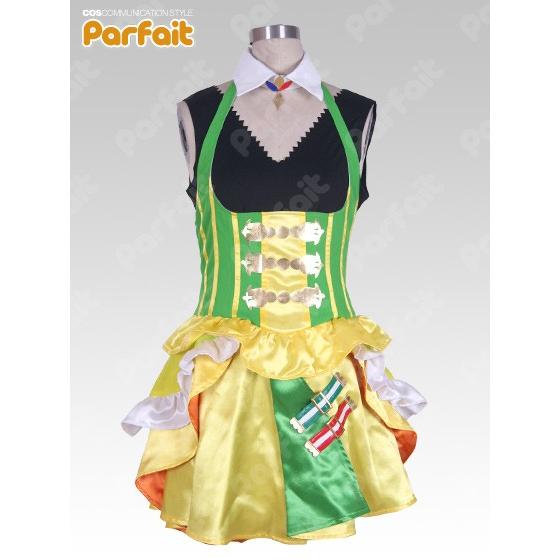 新品コスプレ衣装 アイカツ！／イエロートリオワンピ（一ノ瀬かえで）