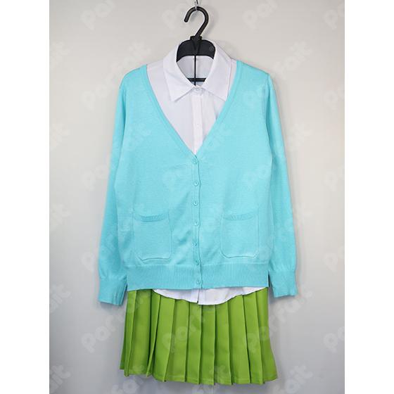 ウィッグ付き 五等分の花嫁 中野 三玖 コスプレ 衣装　Sサイズ ウィッグ付き 五等分の花嫁 中野三玖 コスプレ 衣装 Mサイズの