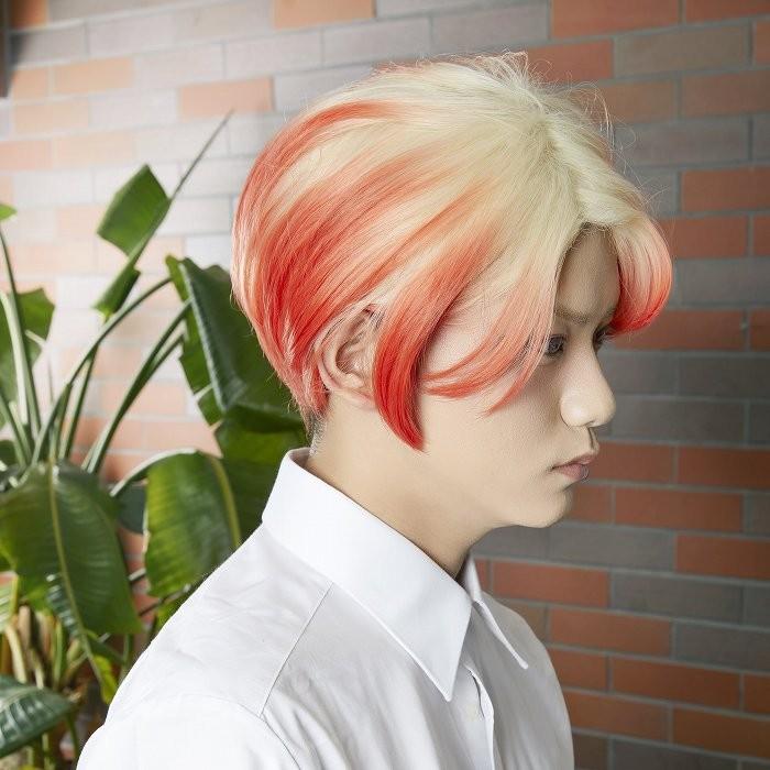 ウィッグ メンズ ミドル ロング 金髪 赤髪 オレンジ グラデーション 韓流 フルウィッグ ファッション おしゃれ コスプレ メンズウィッグ Kpop Acwg 0595x Christine 通販 Yahoo ショッピング