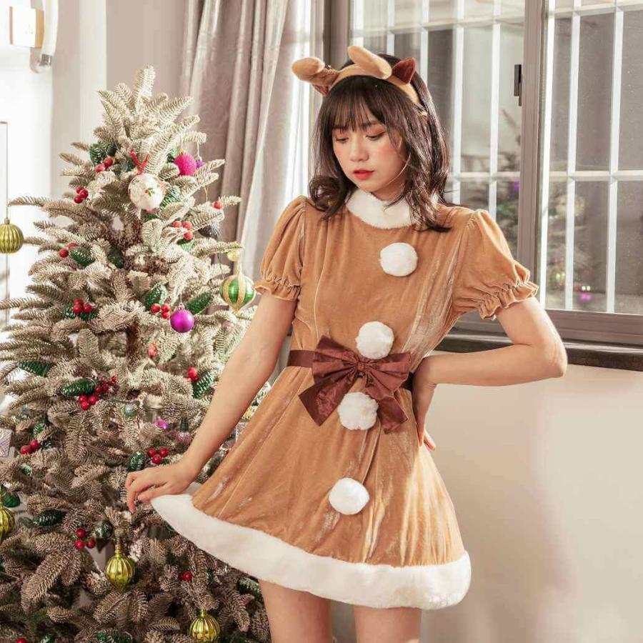 トナカイ コスプレ クリスマス コスプレ 衣装 セクシー コスプレ セクシー トナカイ ワンピース クリスマス セット セクシー レディース コスチュ  :UNFT-0315B:Christine - 通販 - Yahoo!ショッピング