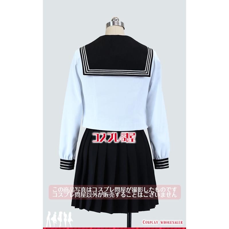 明日ちゃんのセーラー服 明日小路 首リボン付き コスプレ衣装 [5264