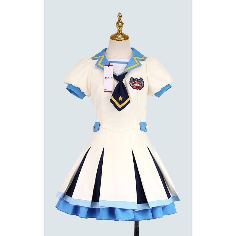 アイカツスターズ　制服 アイカツスターズ！ 女子夏制服 刺繍版 コスプレ衣装 [5660