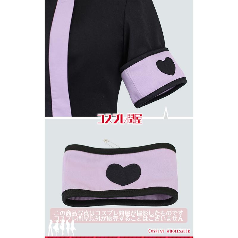 #コンパス 戦闘摂理解析システム メグメグ ナース服 黒 靴下＆手袋付き コスプレ衣装 [2746-1] コンパス 戦闘摂理解析システム メグメグ ナース服 黒 靴下＆手袋付き