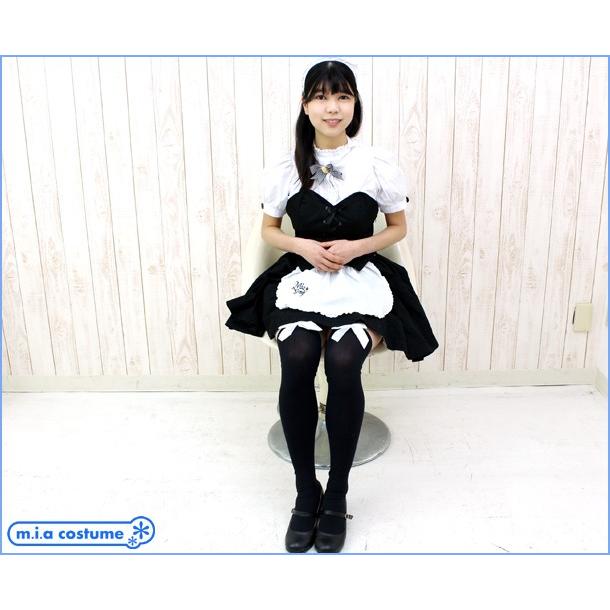 12b 送料無料 即納 リボン付き ニーハイ 色 黒 白リボン サイズ フリー ニーソオーバーニー コスチューム コスプレ De6048f コスプレ通販のコスモード 通販 Yahoo ショッピング