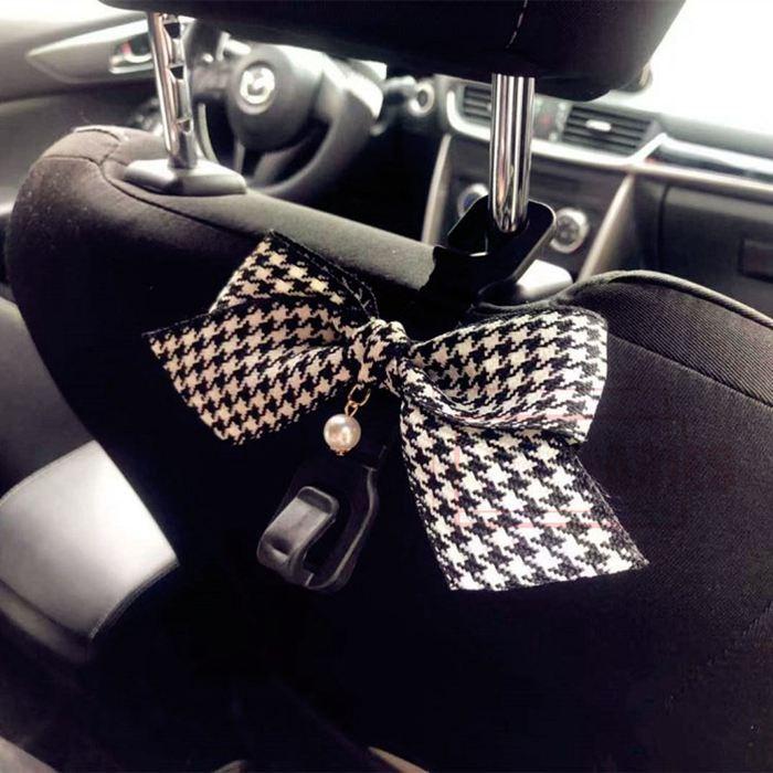 車用品 かわいい フック 物掛け リボン かわいい ヘッドレストフック 収納 コンパクト 引っ掛ける 荷物掛け 車用ハンガー 車載 04st3 Al08 04st3 Al08 A Ries 通販 Yahoo ショッピング
