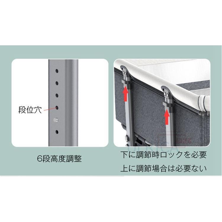 双子用ベッド ベビーベッド リトルフォークス ツイン コンパクト バシネット 折り畳みベッド 新生児 赤ちゃん お昼寝 通気性 添い寝可能 