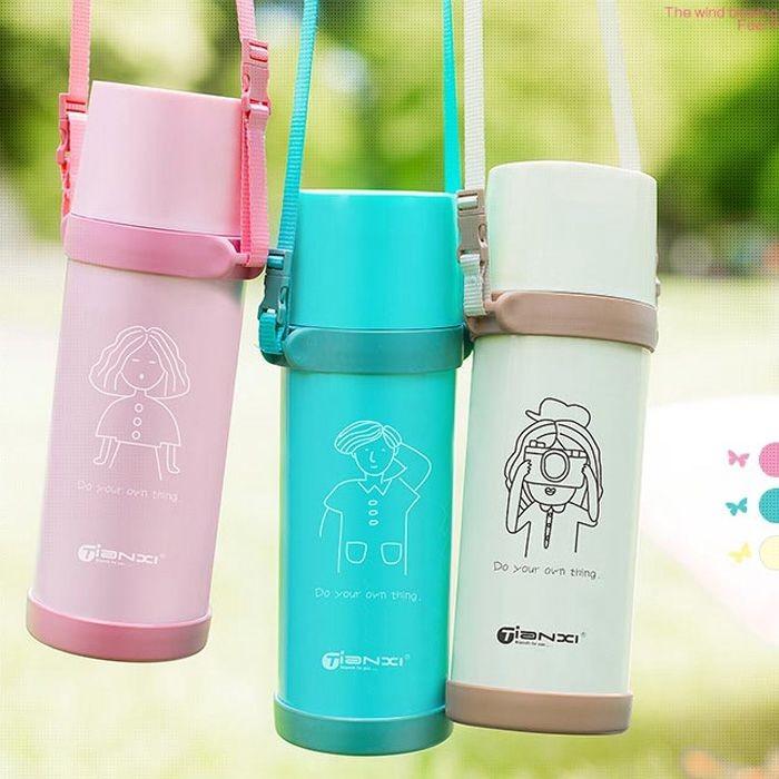 水筒 子供用 魔法瓶 キッズ ボトル 直飲み 保温 手提げ可能 通園 通学 ベルト付き 斜めかけ可能 可愛いjzah3 Al21 Jzah3 Al21 A Ries 通販 Yahoo ショッピング
