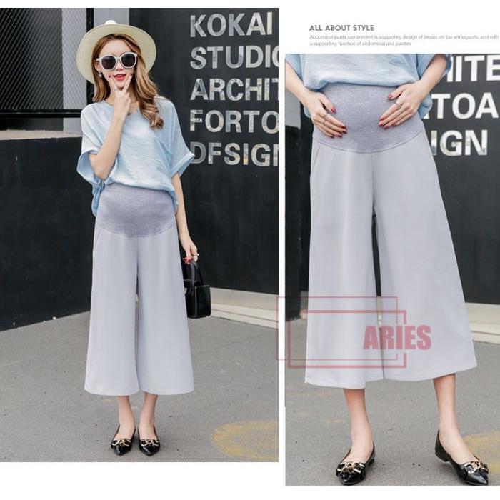 即納 人気 パンツ お腹楽ちん ガウチョ ワイドパンツ マタニティワイドパンツ ママ マタニティ服 妊婦服 妊娠 初期 中期 産後 大きいサイズ 春 長ズボンbiu Lty3 Al07 A Ries 通販 Yahoo ショッピング