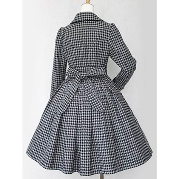 ロリィタアウターウェア コート クラシック＆トラディション 格子縞 綿