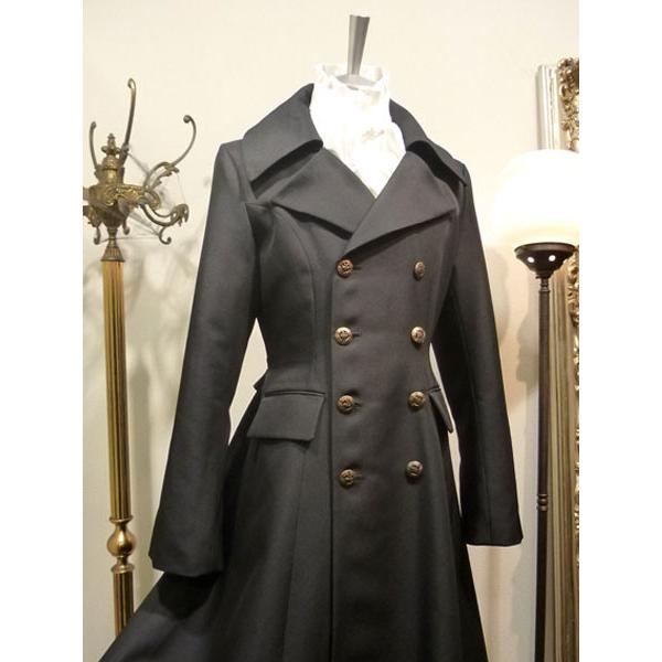 ゴスロリ軍服コート ゴシック クラシック ロングコート ジャケット