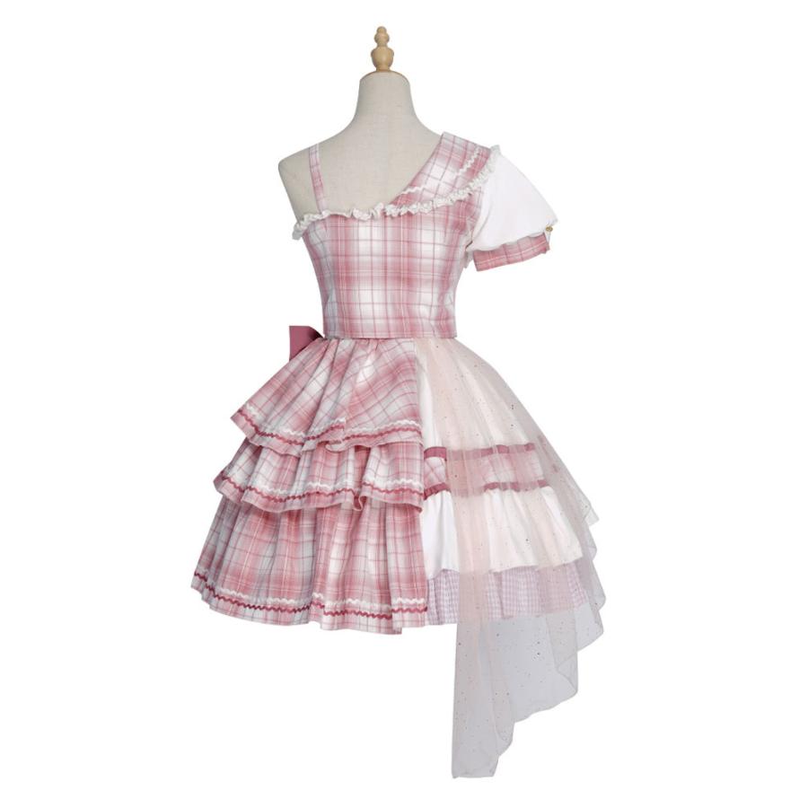 アイドル服ロリータOPワンピース4枚セットノースリーブチェック アイドル服ロリータOPワンピース4枚セットノースリーブチェック