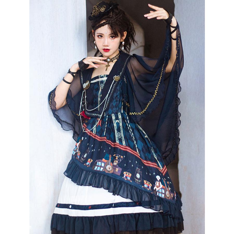 ゴシックロリータJSKドレスマリオネットリボンロリータジャンパー