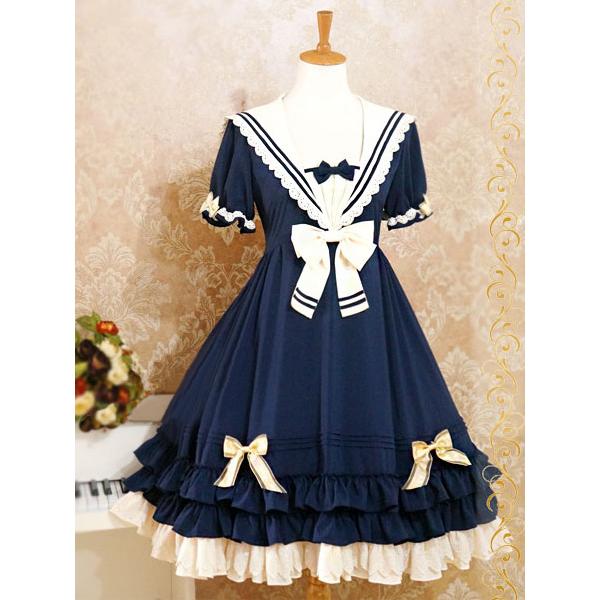 甘いロリータドレス　2021　ライン川の帆Opロリータワンピースドレス　アイドル衣装 甘いロリータドレス 2021 ライン川の帆Opロリータワンピースドレス