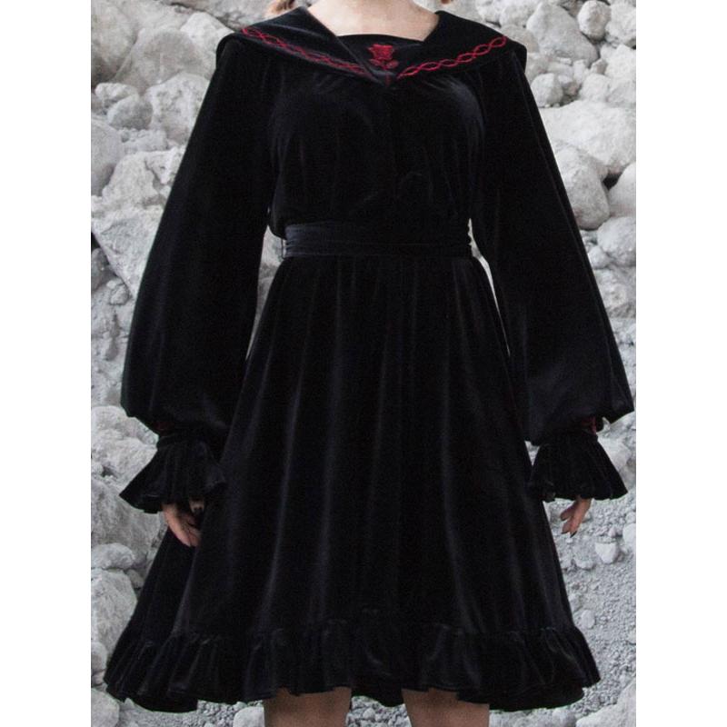 新作人気 ゴシックロリータopドレスベロア長袖ロリータワンピース ゴシック ロリータ服 サイズ フリーサイズ Medicalvisaperu Com