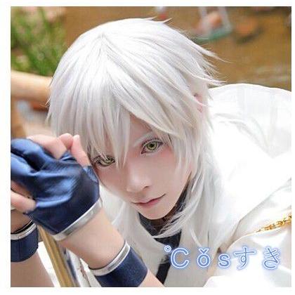 刀剣乱舞鶴丸 風ウィッグコスプレ