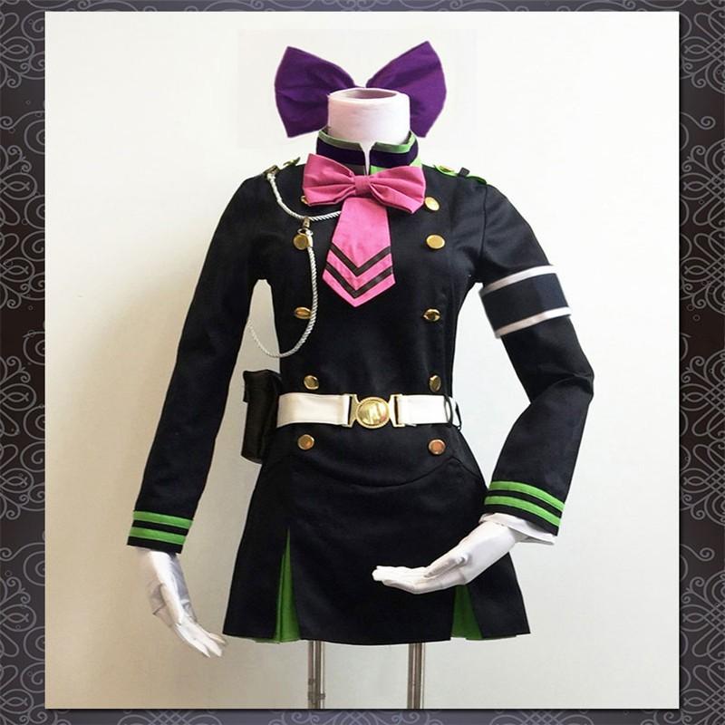 終わりのセラフ 柊シノア ひいらぎ シノア 女子制服 月鬼ノ組分隊長 げっきのくみぶんたいちょう 風 コスプレ衣装 演出服 変装 Cosplay D コス屋 通販 Yahoo ショッピング