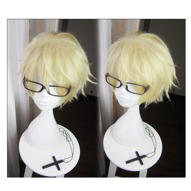 大人気定番商品 ツキウタ 3月 弥生 春 やよい はる メガネ付き 風 コスプレウィッグ かつら Cosplay Wig コスチューム イベント 変装 仮装 パーティー Cevicherialojanita Com