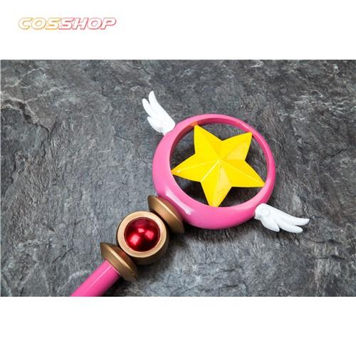 カードキャプターさくら 星の杖 木之本 桜 きのもと さくら 風 コスプレ道具 小物 cosplayの画像