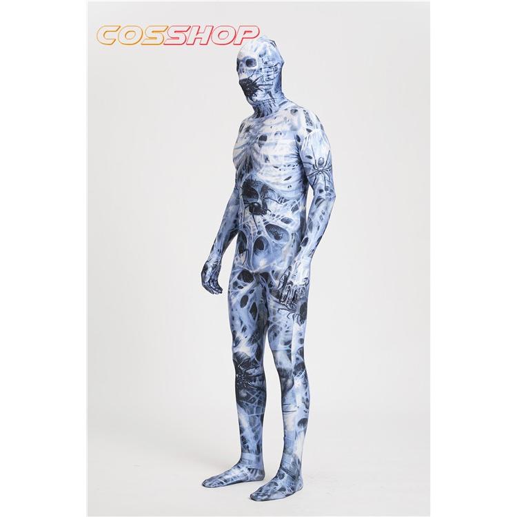 ゾンビ Zombie 全身タイツ ライラク 通気 柔らかい 弾力と伸縮性あり