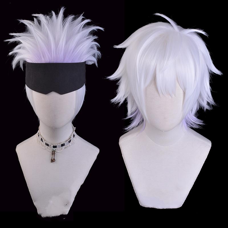 呪術廻戦 五条悟 (下ろしver.) 風 ウィッグ コスプレ キャラウィッグ Amazon.co.jp: 呪術廻戦 五条悟(下ろしver.) 風 ウィッグ キャラ