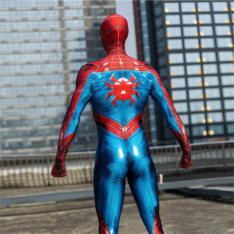 スパイダーマン MARK IV 全身タイツ 弾力と伸縮性あり スパイダーマン MARK IV 全身タイツ 弾力と伸縮性あり