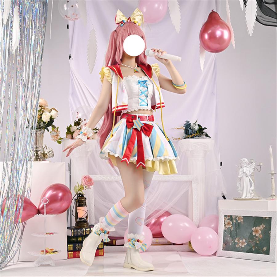 ウマ娘 プリティーダービー アグネスデジタル 風 コスプレ衣装 コスチューム　ハロウィン　イベント 演出服 二次会_1