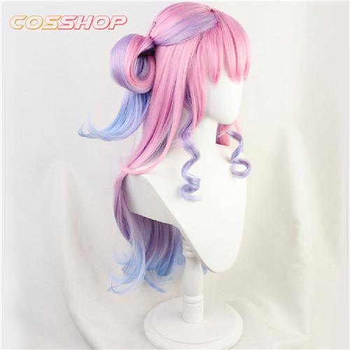 YouTuber　バーチャル　VTuber 風 ホロライブ　姫森ルーナ コスプレウィッグ かつら cosplay wig コスチューム　｜cosshop｜02