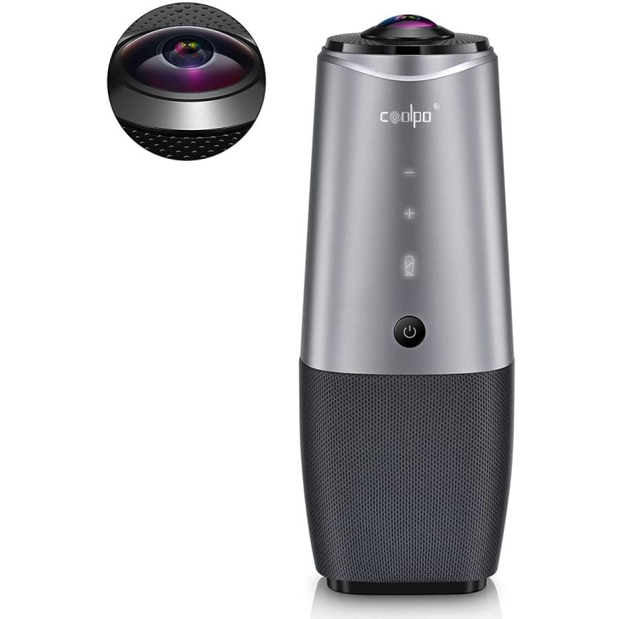 2026年 会議用webカメラ ウェブカメラ Coolpo 360°広角 カメラ・マイク・スピーカー付き 画面設定・調節・カスタマイズ.・ブロック 自動フォーカス 【MY1077364520】(37796円)