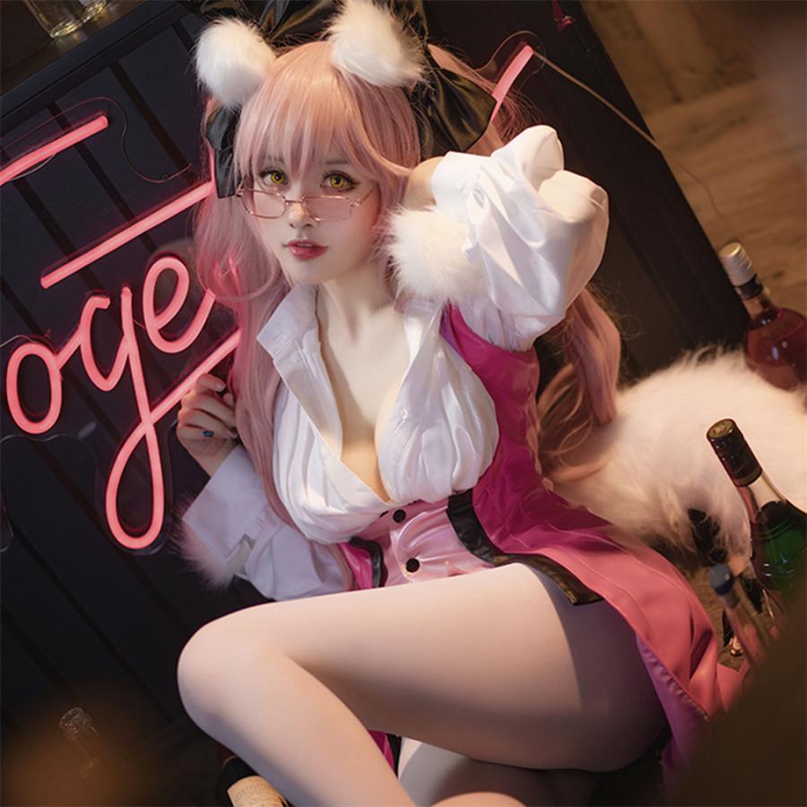Fate/Grand Order 光のコヤンスカヤ 玉藻の前 秘書狐 コスプレ Fate/Grand Order 光のコヤンスカヤ 玉藻の前 秘書狐 コスプレ