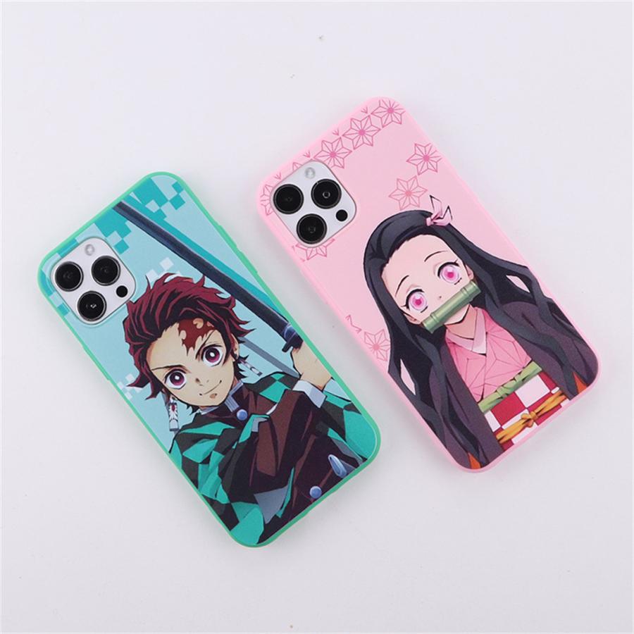 鬼滅の刃 スクエアガラスケースiPhone11 XR 竈門 炭治郎 [988380