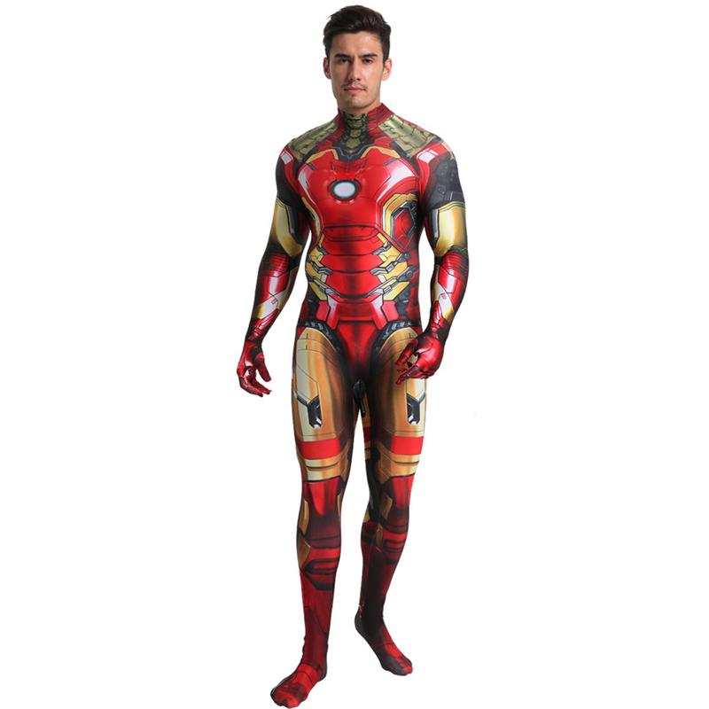 Iron Man アイアンマン 戦闘服 全身タイツ 子供用 大人用 Iron Man アイアンマン 戦闘服 全身タイツ 子供用 大人用