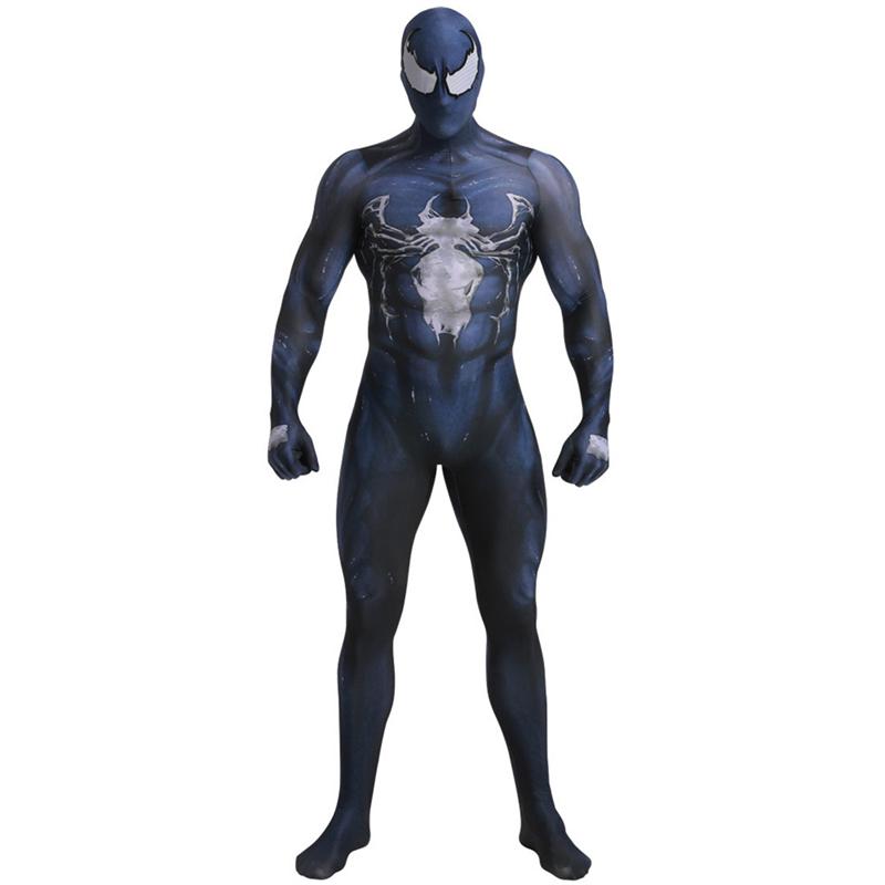 スパイダーマン ヴェノム 全身タイツ 子供用 大人用 コスプレ衣装