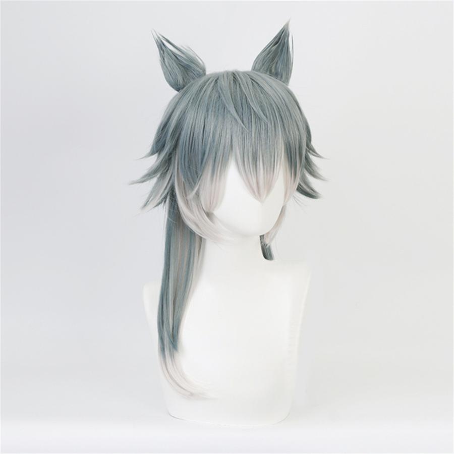 BEASTARS ハイイロオオカミのレゴシ BEASTARS ハイイロオオカミ レゴシ Legoshi コスプレ衣装 ウィッグ 靴