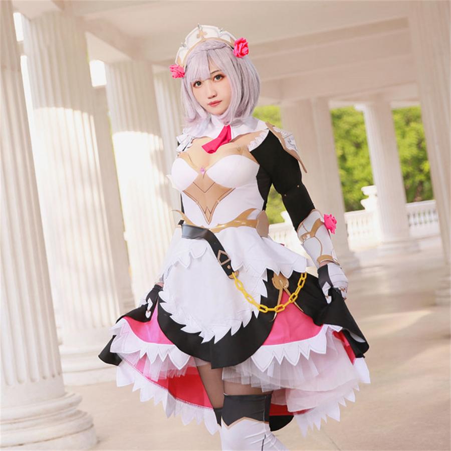 原神project げんしん Genshin Impact ノエル 風 コスプレ 衣装 演出服