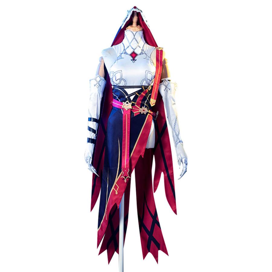 原神project げんしん Genshin Impact ロサリア 風 コスプレ お召しもの 上演服 化けの皮 cosplay 仮面舞踏会 二次会 でき事 寄りあい コスプレ衣装-コスチューム