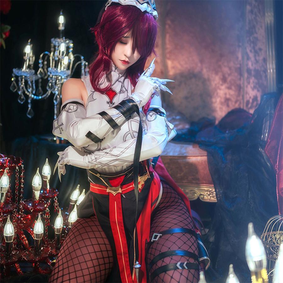 原神project げんしん Genshin Impact ロサリア 風 コスプレ 衣装 演出