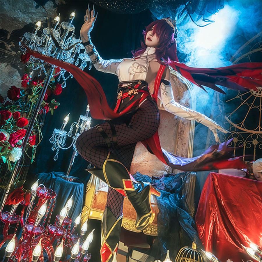原神project げんしん Genshin Impact ロサリア 風 コスプレ 衣装 演出